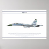 Su-27 Rusland 1 Poster (Voorkant)