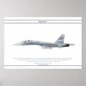 Su-27 Rusland 2 Poster (Voorkant)