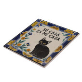 Su Casa es Mi Casa - Funny Spanish Cat Humor Tegeltje (Zijkant)