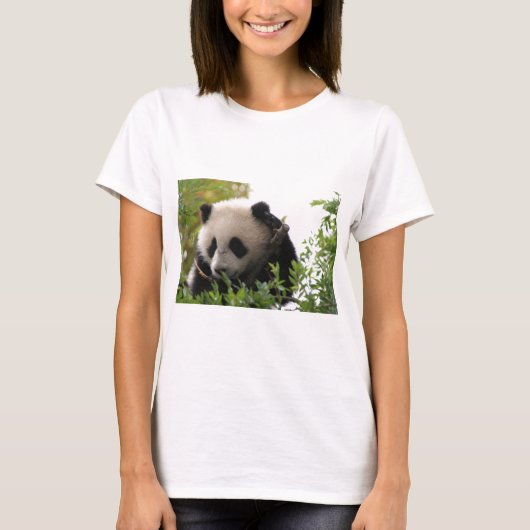 Su Lin, reusachtige panda beer kub in de dierentui T-shirt (Voorkant)