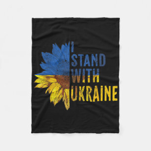 Su Ower Oekraine Vlag Vrouwen Ik Steun Oekraine Fleece Deken