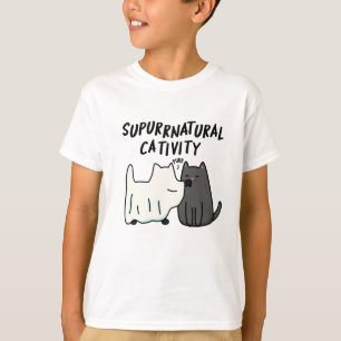 Su-purr-natuurlijke activiteit Grappige katten gra T-shirt