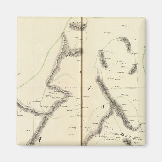 Suadia Arabia, Koeweit 78 Magneet (Voorkant)