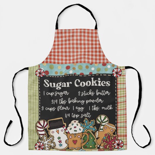 Suagr Cookie kerstbakkerij Apron Schort (Voorkant)