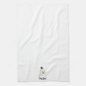 Suave cartoon Hey Boo spook Halloween Theedoek (Verticaal)