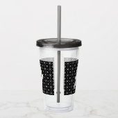Suave cartoon spook Halloween Acryl Drinkbeker (Rechts)