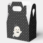 Suave cartoon spook Halloween Bedankdoosjes (Geopend)