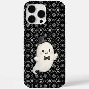 Suave cartoon spook Halloween iPhone 16 Pro Max Hoesje