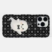 Suave cartoon spook Halloween iPhone Hoesje (Achterkant horizontaal)