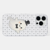 Suave cartoon spook Halloween iPhone Hoesje (Achterkant horizontaal)