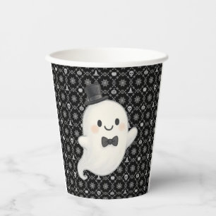 Suave cartoon spook Halloween Papieren Bekers