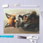 Suave Herenvos, Bril & Wijn DC6R Decoupage Tissuepapier (Craft)