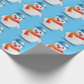 Suave Snowman Cadeaupapier (Hoek)
