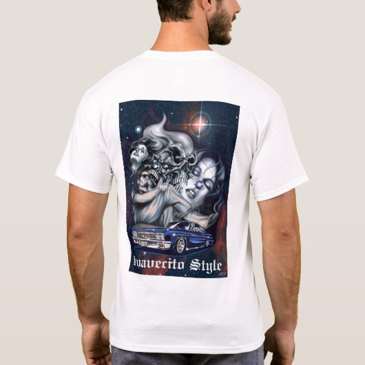 Suavecito-stijl T-shirt (Achterkant)