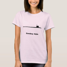 Sub Cowboy stijl T-shirt
