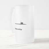 Sub leiderschap matglas bierpul (Voorkant links)