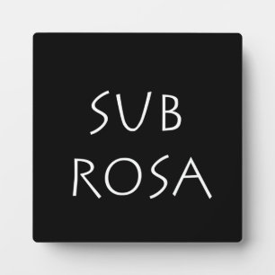 Sub Rosa Fotoplaat