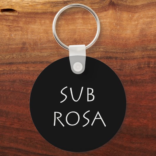 Sub Rosa Sleutelhanger (Voorkant)