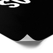 Sub Sandwich Funny Food Pun Dark BG Poster (Hoek)