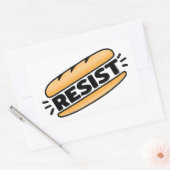 Sub Sandwich verzet zich tegen fascisme Rechthoekige Sticker (Envelop)