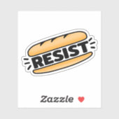 Sub Sandwich verzet zich tegen fascisme Sticker (Vel)
