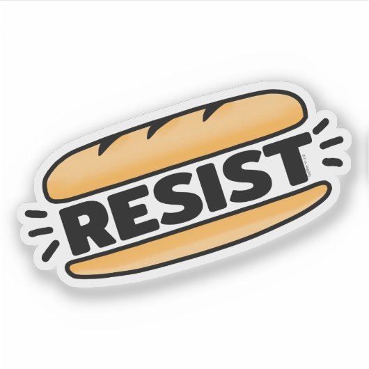 Sub Sandwich verzet zich tegen fascisme Sticker (Voorkant)