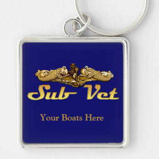 Sub-Vet Gold Dolphins Sleutelhanger
