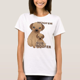 Sub-Woofer Hond Puppy Grappige T-Shirt