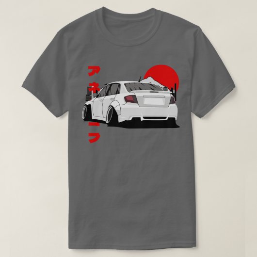 Subaru Impreza 20072012 T-shirt (Design voorkant)