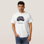 Subaru Impreza Rally Car Colin McRae 555 T-shirt (Voorkant volledig)