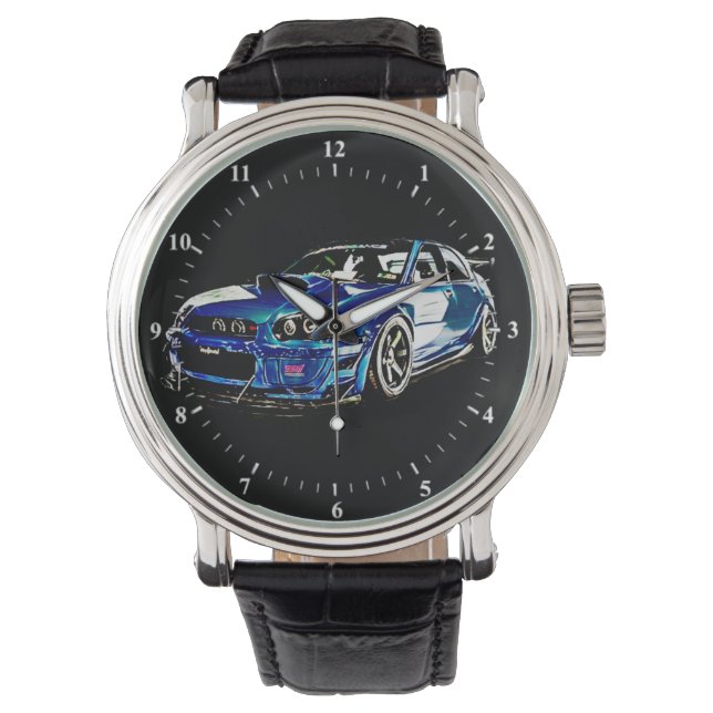 Subaru Impreza WRX Horloge (Voorkant)
