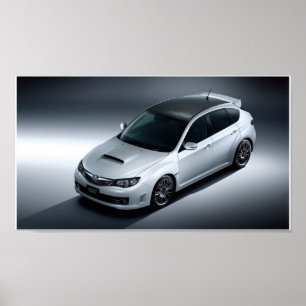 subaru impreza wrx sti poster