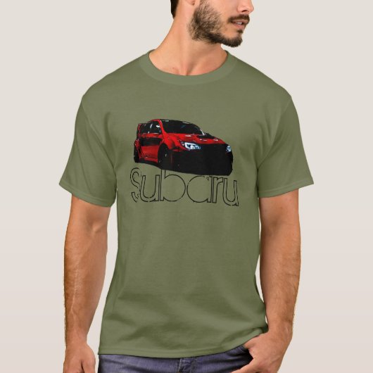 Subaru Impreza WRX Sti T-shirt (Voorkant)