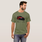 Subaru Impreza WRX Sti T-shirt (Voorkant volledig)