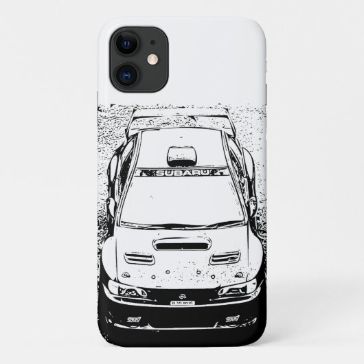 Subaru Impreza WRX Sti Vector Afbeelding Case-Mate iPhone Case (Achterkant)