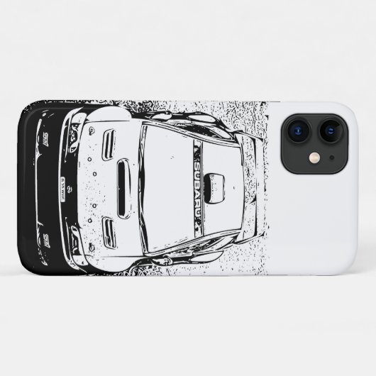 Subaru Impreza WRX Sti Vector Afbeelding Case-Mate iPhone Case (Achterkant (horizontaal))