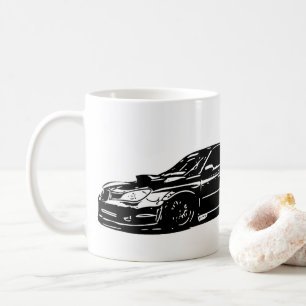 Subaru Impreza WRX Sti Vector Afbeelding Koffiemok