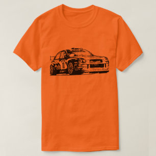 Subaru Impreza WRX Sti Vector Afbeelding T-shirt