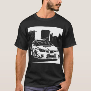 Subaru Impreza WRX Sti Vector Afbeelding T-shirt