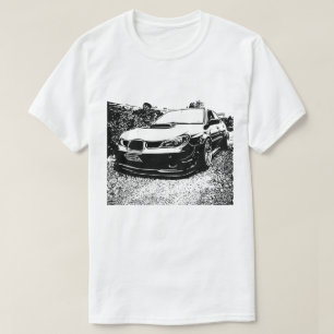 Subaru Impreza WRX Sti Vector Afbeelding T-shirt