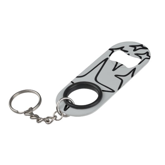 Subaru Key Bottle Opener Sleutelhanger Flessenopener (Voorkant Gekanteld)