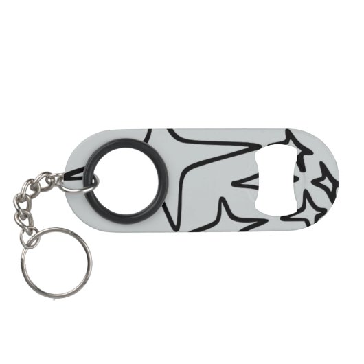 Subaru Key Bottle Opener Sleutelhanger Flessenopener (Achterkant Horizontaal)