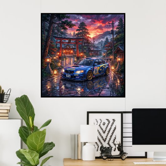 Subaru Legacy Touring Car Poster (Thuiskantoor)