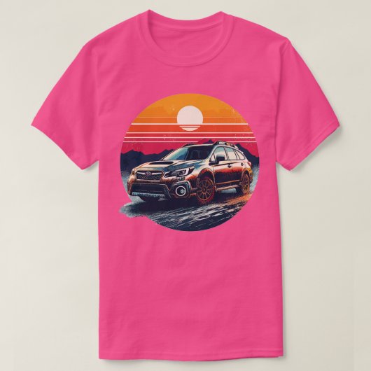 Subaru Outback 6 T-shirt (Design voorkant)