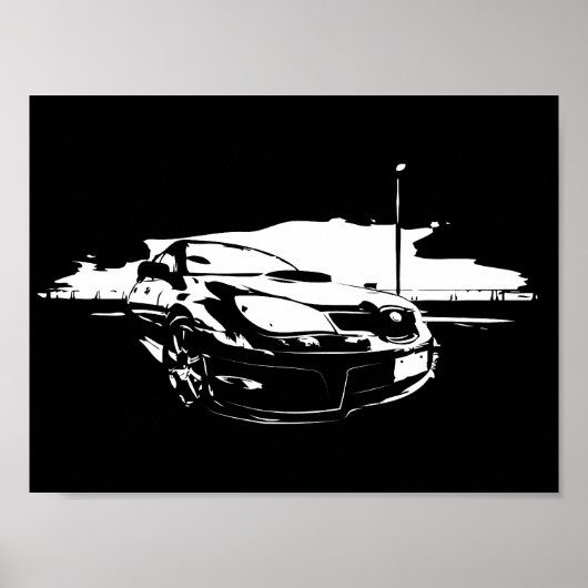 Subaru Sti (CUSTOM) Poster (Voorkant)
