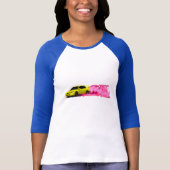 Subaru STi Drift in kleur T-shirt (Voorkant)
