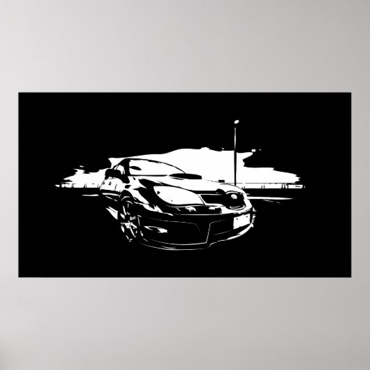 Subaru Sti Poster (Voorkant)