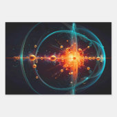 Subatomair neutrondeeltje inpakpapier vel (Voorkant 2)