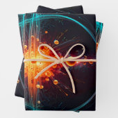 Subatomair neutrondeeltje inpakpapier vel (In situ)