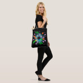 Subatomaire deeltjes tote bag (Op model)